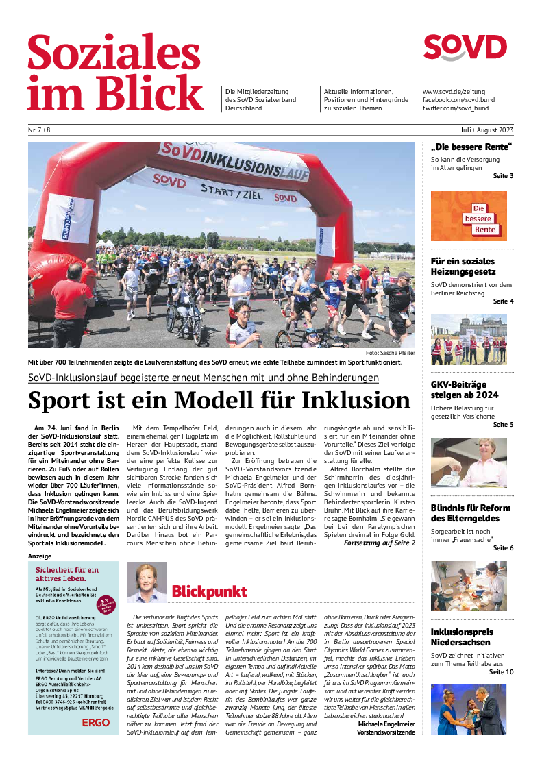 SoVD-Zeitung 07+08/2023 (Bayern, Hessen