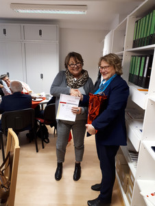 Roswitha Löw und Annette Mülot-Carvajal Roswitha Löw und Annette Mülot-Carvajal