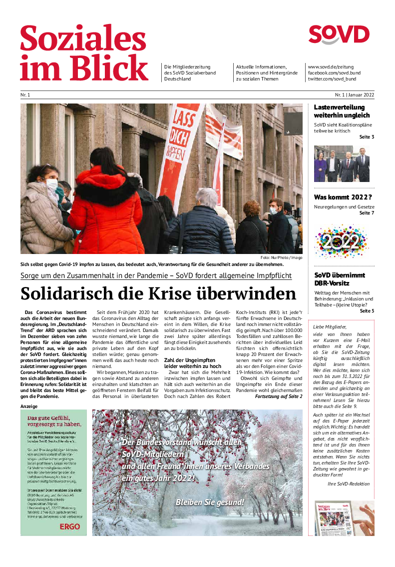 SoVD-Zeitung 01/2022 (Bayern)