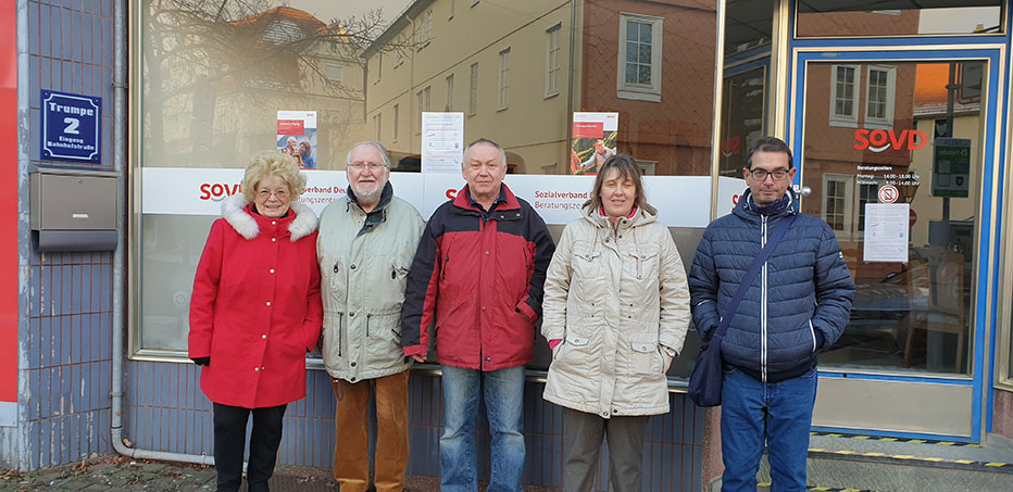 von links): Helga Heidenreich, Hans-Jürgen Schmidt, Rudolf Matscha, Tanja Stange und Ralf Schober.